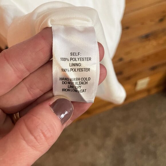 Lulus Tale to tell blue & ivory embroidered dress Medium - Picture 6 of 9